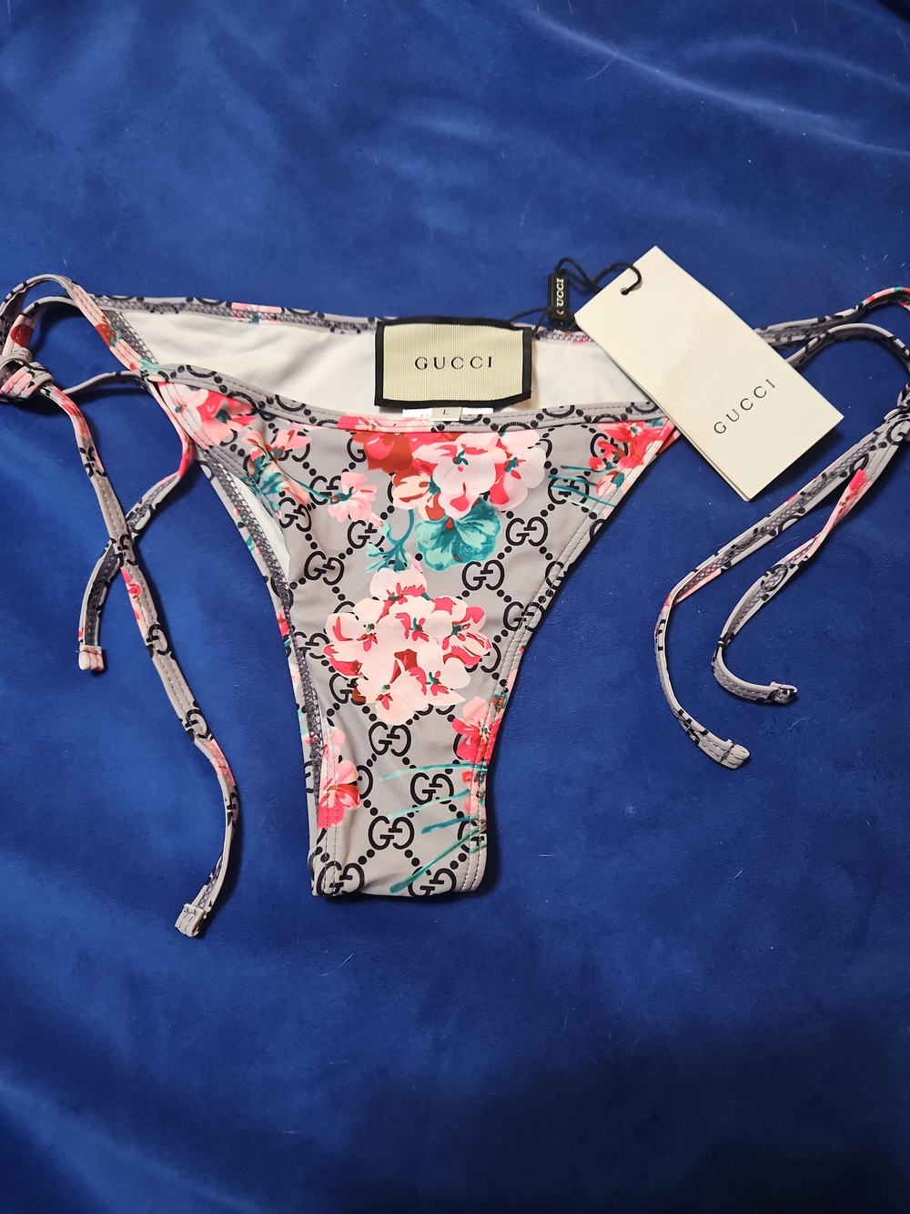Women's floral Gucci swim bottom
